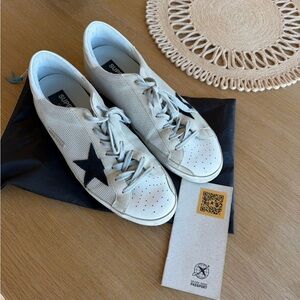 Men’s Golden Goose Sneakers with Black Star